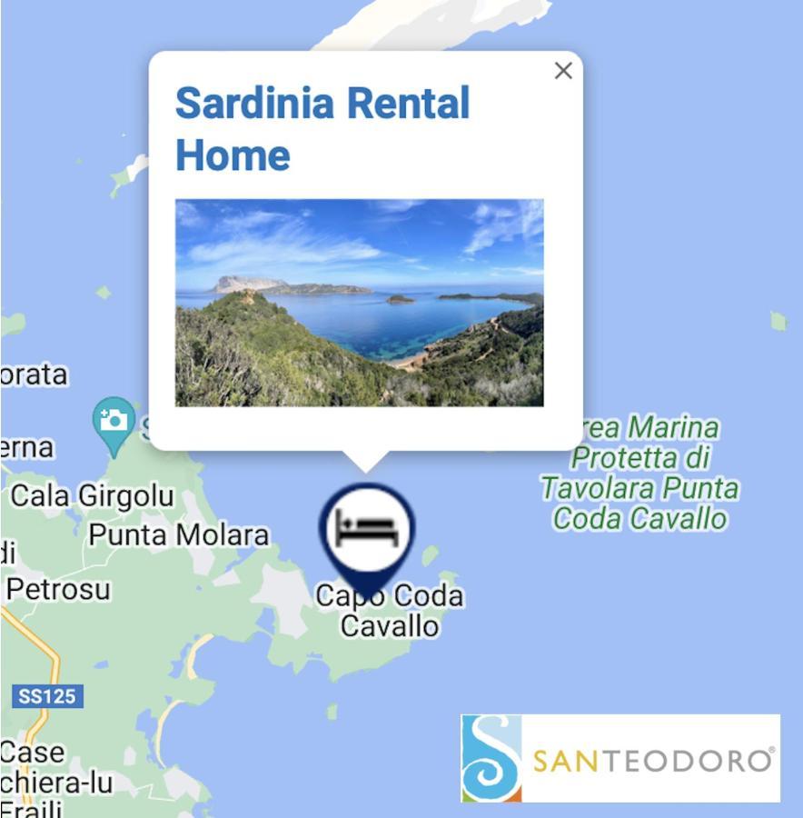 San Teodoro Punta Est Fantastico Trilocale Vista Mare Apartment Capo Coda Cavallo Exterior photo